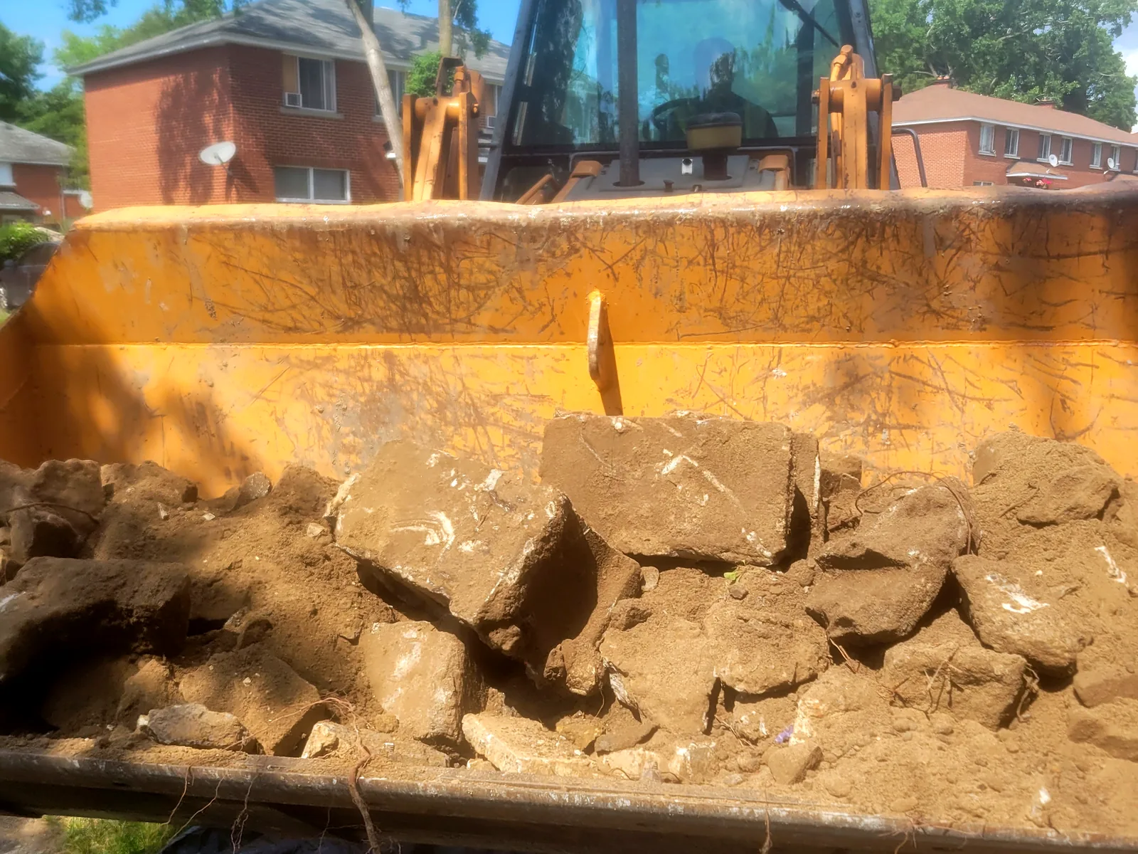 Leda clay excavated from an Orleans foundation job