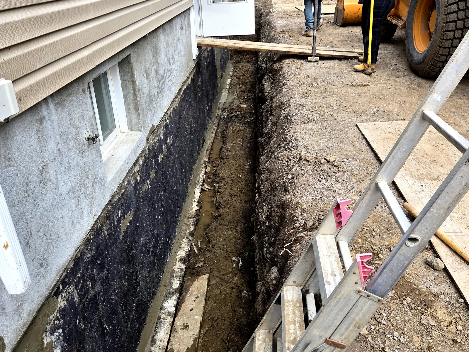 Foundation restoration in a Nepean/Barrhaven neighbourhood
